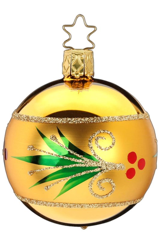 (image for) Evergreen, Ball 6cm, inkagold