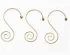 (image for) S Shape Ornament Hangers - Gold