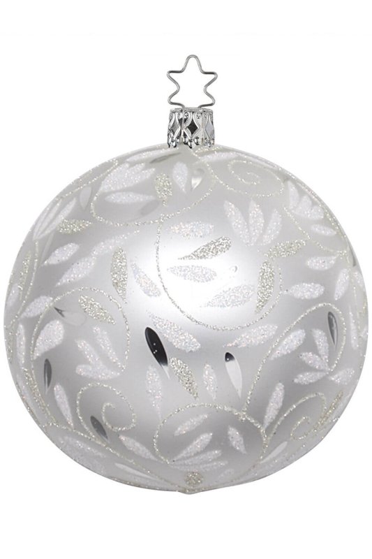 (image for) Ball 10 cm, Delights, white matt