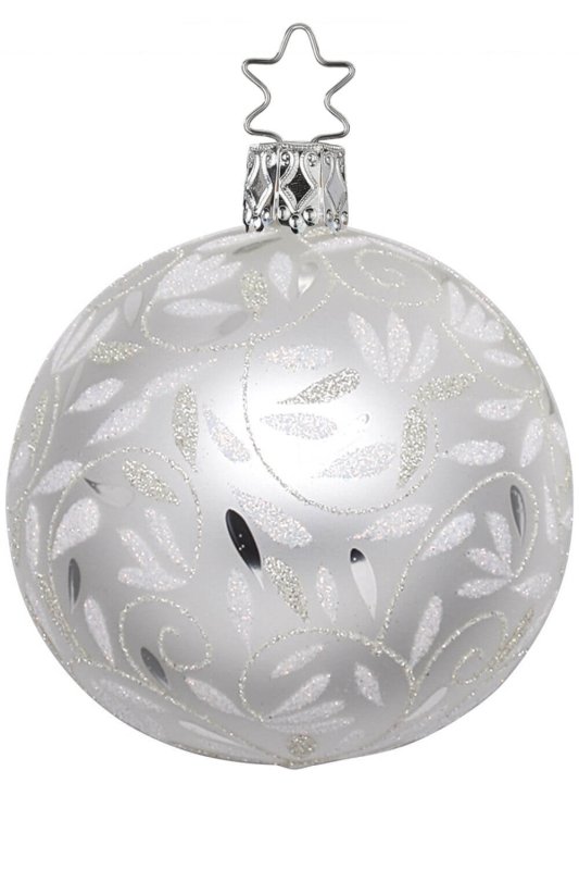 (image for) Ball 6 cm, Delights, white matt