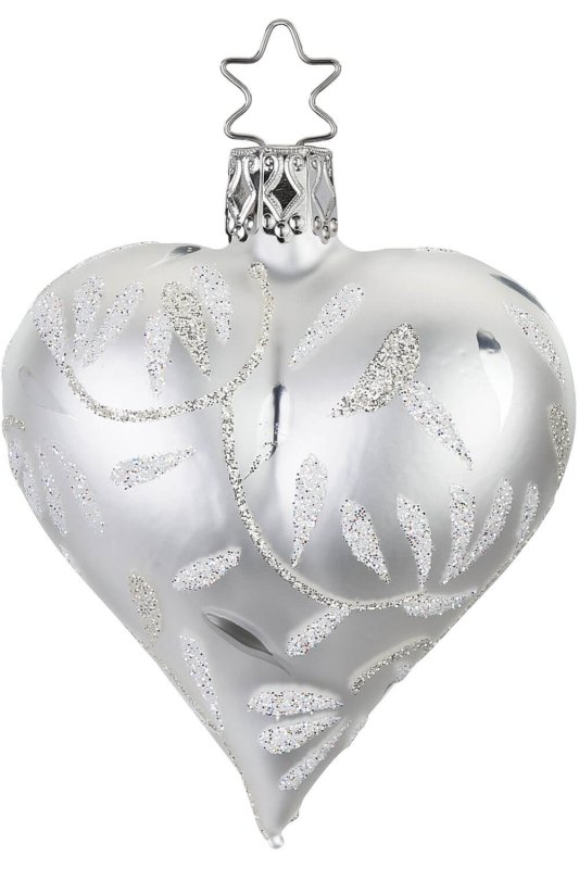 (image for) Heart, Delights, white matt, 3"
