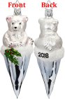 (image for) Frosty Bear, 2018 Annual Ornament