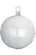 (image for) Ball Falling Snow 8cm Porcelain White Pearl