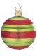(image for) Ball Happy Stripes 6cm Apple Green Matte