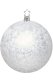 (image for) Ball 10cm White Ice Lacquer