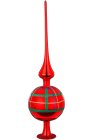 (image for) Finial 14" Squared red Shiny