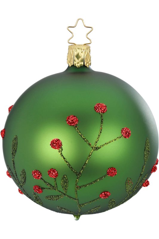 (image for) Ball 8cm Wildflowers Fir Green