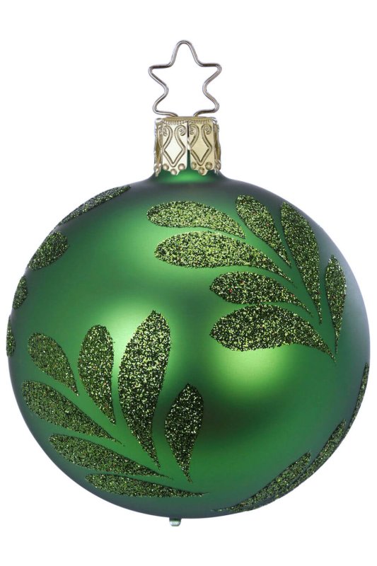 (image for) Ball 6cm Magic Leaf Fir Green Matte