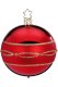 (image for) Ball 8cm Perfect Line Red Matte