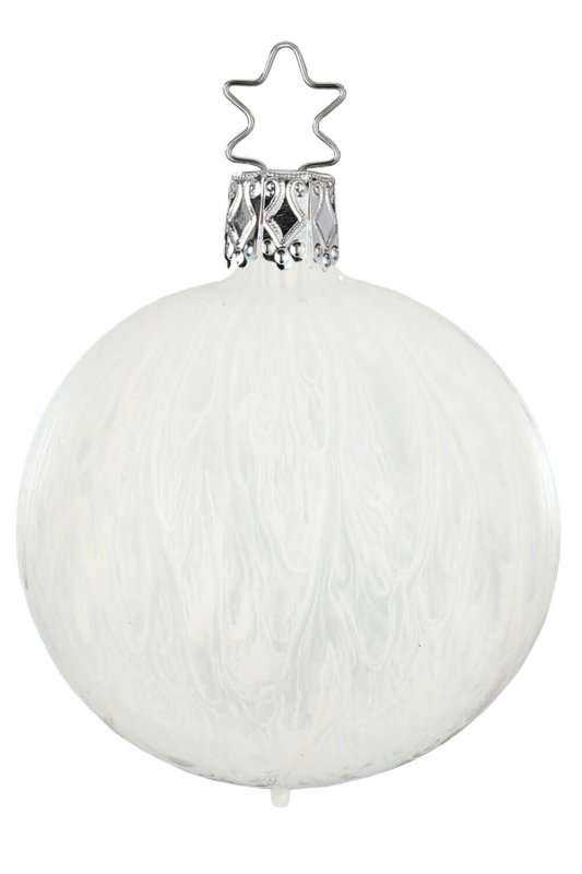 (image for) 6cm Ball Marble White Matte