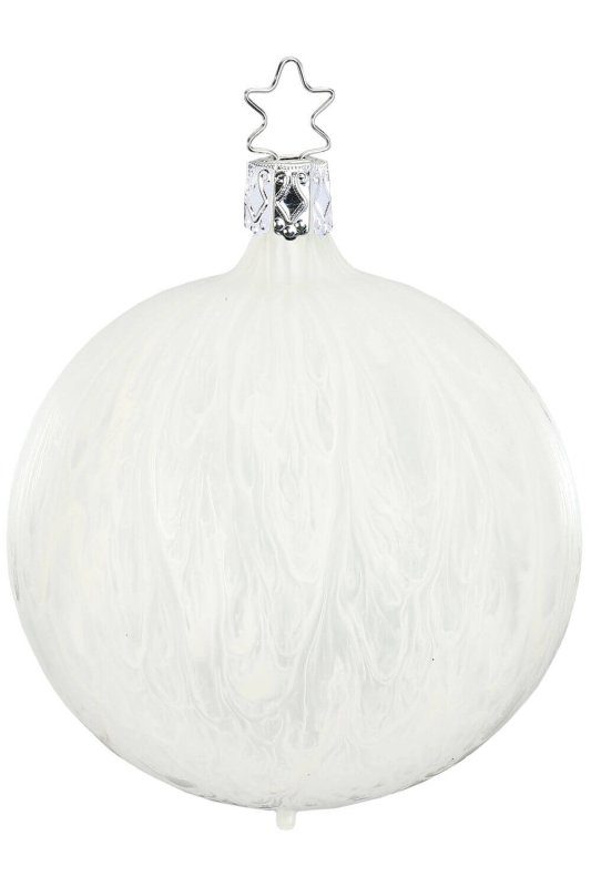 (image for) Ball 8cm Marbel White Matte