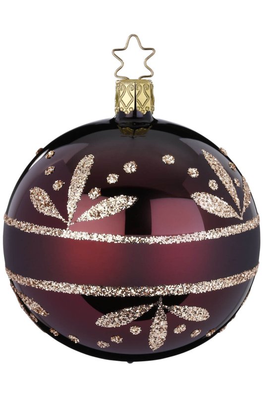 (image for) 8cm Ball Flower Border, dark red