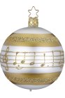 (image for) 8cm Ball Christmas Melody, white matt