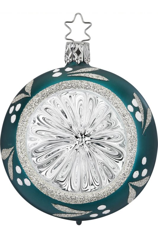 (image for) Snow Berries, dark emerald shiny, 8cm