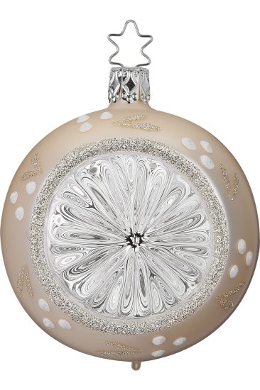 (image for) Reflector Snow Berries, 8cm, champagne pearl