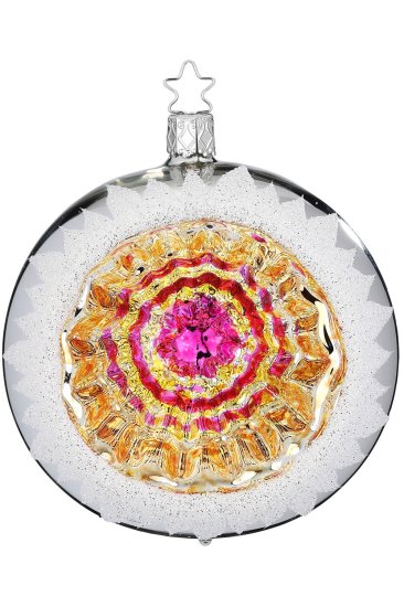 (image for) Reflector Snow Flurry, 10cm, silver shiny, Pink Gold