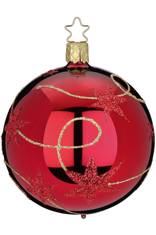 (image for) Star Ribbon, oxblood shiny, 8cm