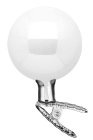 (image for) 6cm Ball on Clip Porcelain White Pearl