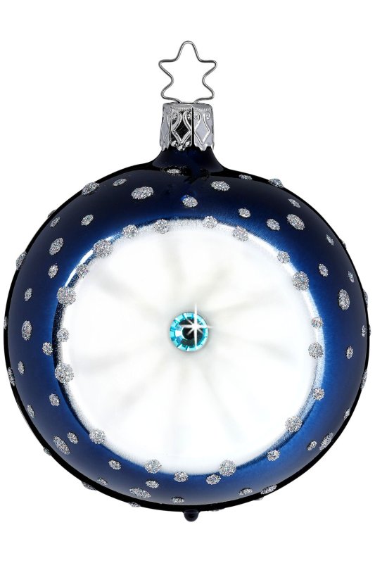 (image for) 8cm Reflector Snow Crystal Midnight Shiny