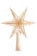 (image for) Marolin Papermache' Tree topper "Little Star" antique white