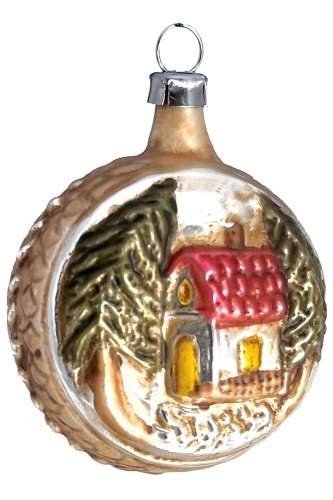 (image for) Ball with house, brown