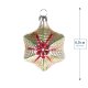 (image for) Mini Ornament Star, red