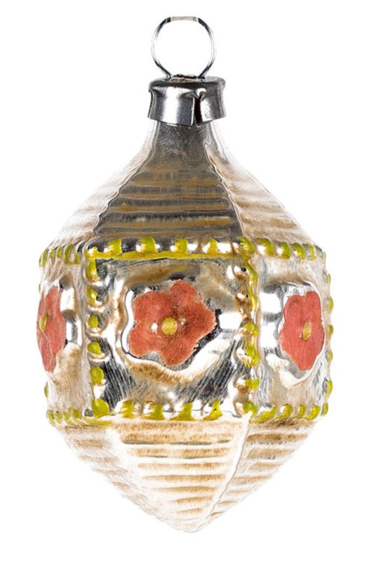 (image for) Mini Ornament Hexagon with Bloom, rose