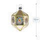 (image for) Mini Ornament Hexagon with knobs, blue