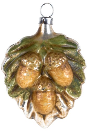 MAROLIN Decorazione Natalizia In Vetro Soffiato A Mano - Fiore Rosso - Ornamento Per Albero Di Natale Vintage 7 Cm
