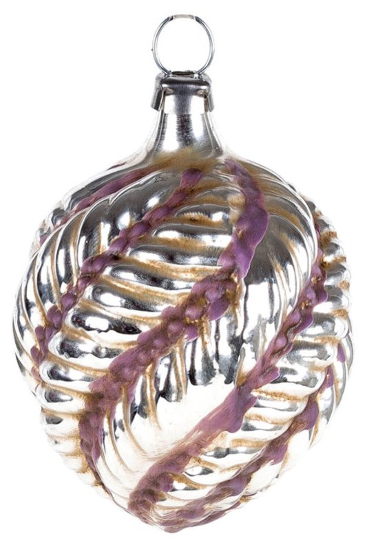 (image for) Ball with twist and violet stripes