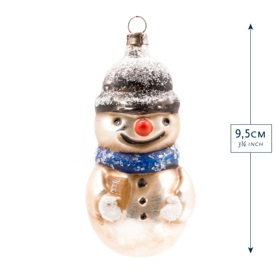 Modal Additional Images for Snowman with scarf with glitter