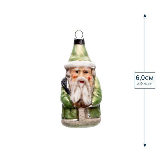Modal Additional Images for Miniature Santa Claus, Green