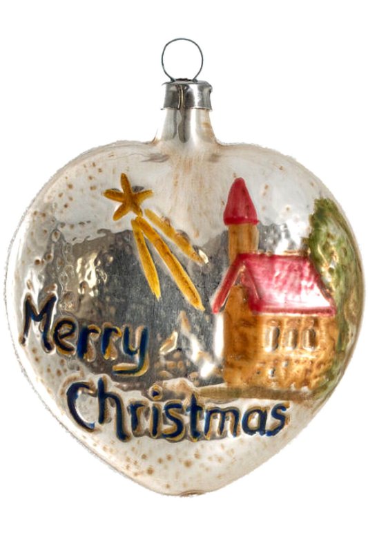 (image for) Heart with church (red roof) and stars