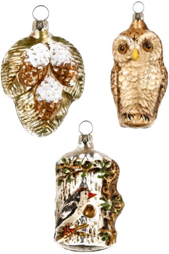 (image for) Walk in the Forest - Set of 3 Ornaments