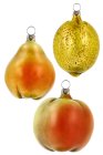 (image for) Retro Vintage style Christmas Glass Ornament - Ornament set Sunfruit - Set of 3 Ornaments