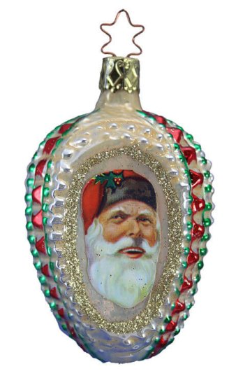 Modal Additional Images for Victorian Santa Keepsake - 3 Sided Ornament