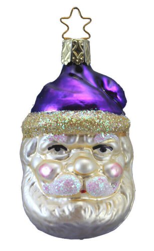 (image for) Jovial Santa Head - Purple