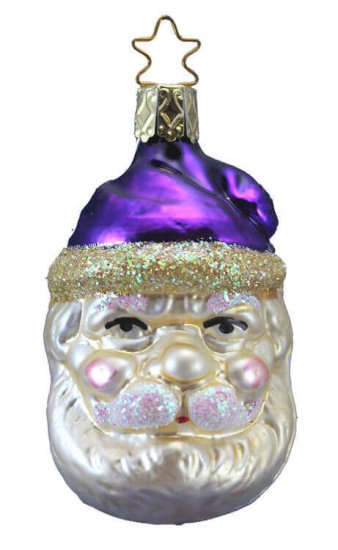 (image for) Jovial Santa Head - Purple