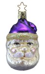 (image for) Jovial Santa Head - Purple