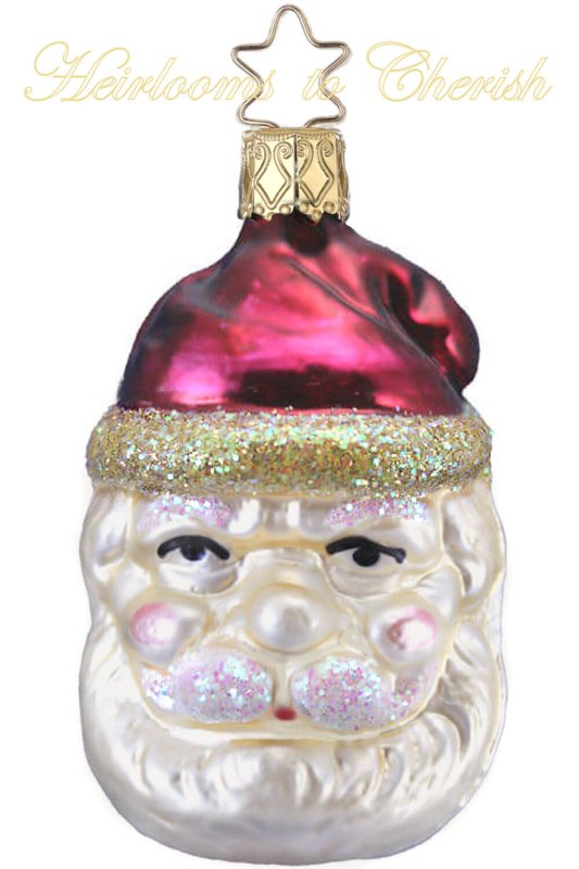(image for) Jovial Santa Head - Ruby