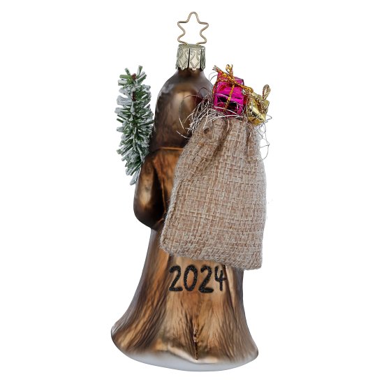 Santa, Traditional Weihnachtsmann, 2024 Annual Ornament