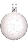 (image for) Ball, 8cm Delights, Porcelain White Pearl Kugel