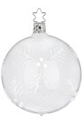 (image for) Ball, 8cm Magic Fir, Porcelain White Pearl Kugel