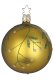 (image for) Ball, 6cm Winter Twig, Goldkiwi Matte Kugel