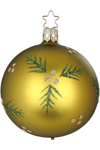 (image for) Ball, 8cm Magic Fir, Goldkiwi Matte Kugel