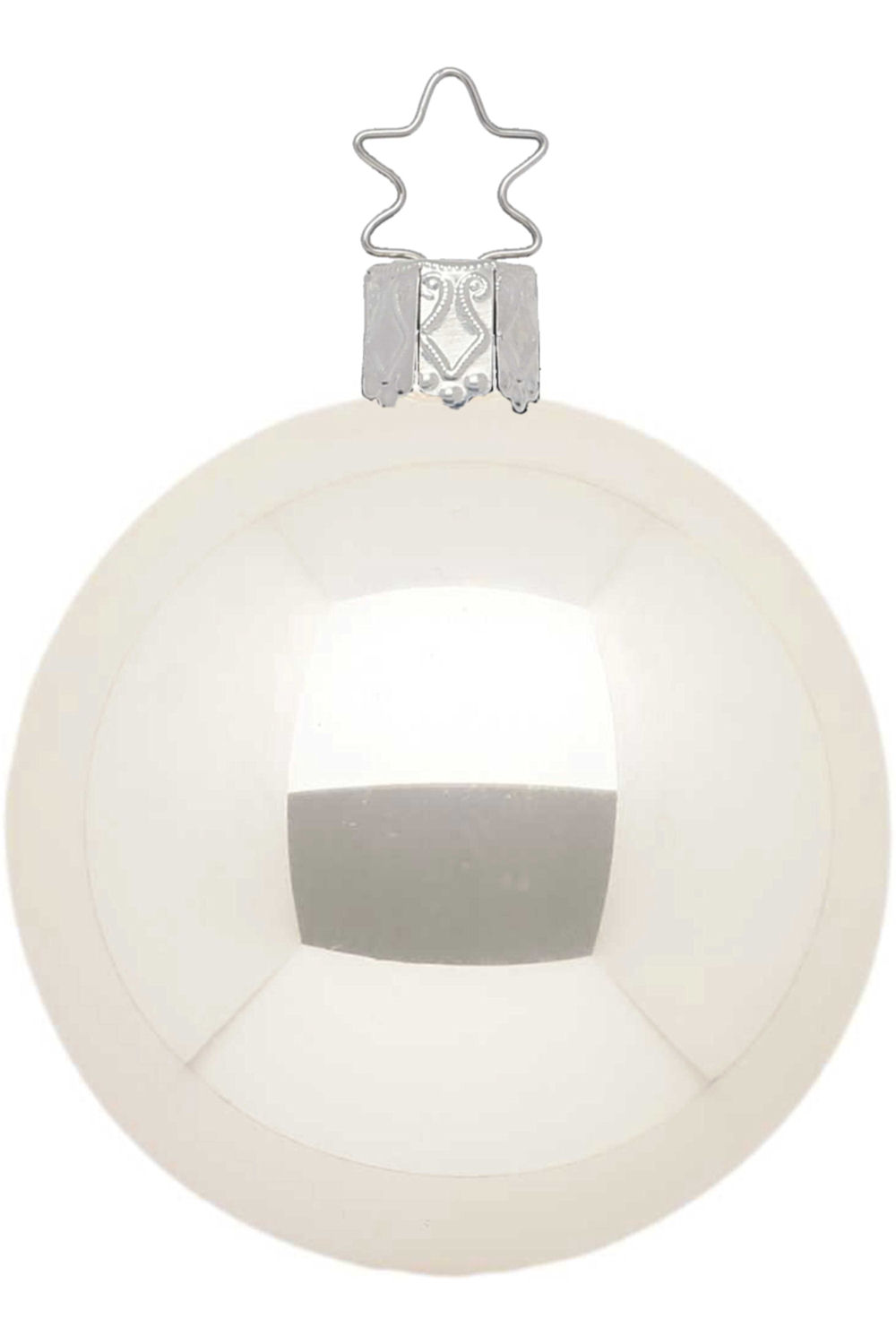 Ball 8 cm, champagne pearl
