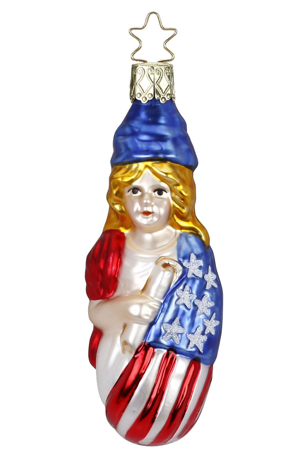 Patriotic Lady Liberty, Red White Blue