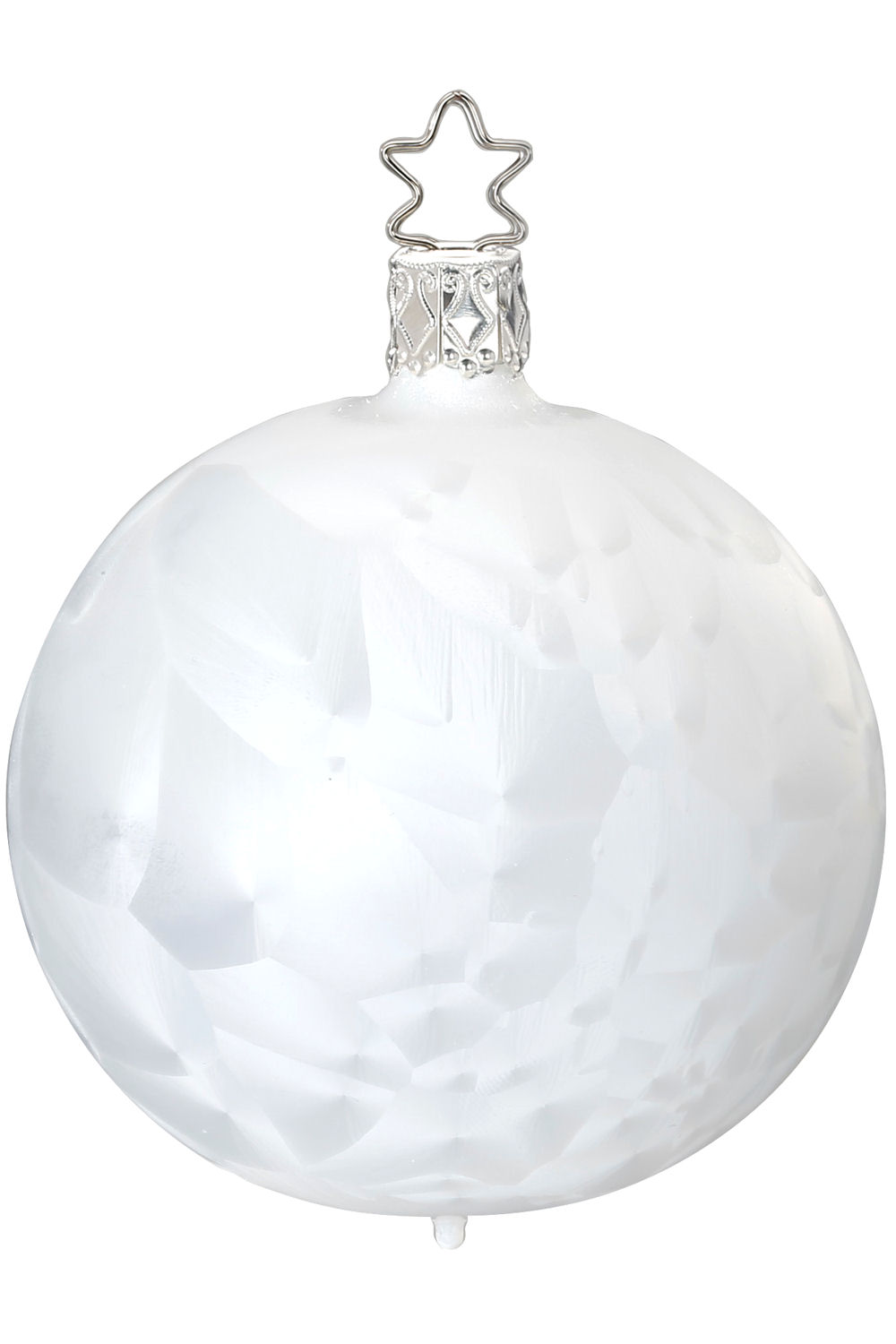 Ball, Ice Crystal, White Ice-Lacquer
