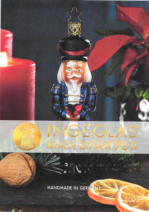 Inge-Glas Munching Mouse Clip-On 10067S018 German Glass Christmas Ornament 