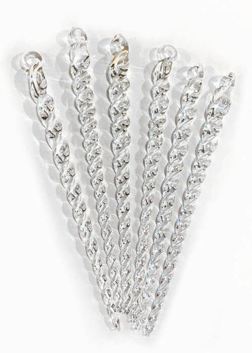 Icicles, Crystal (pack of 6) Icicles, Crystal (pack of 6)